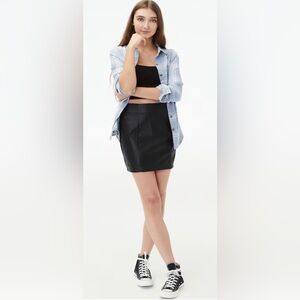 Aeropostale faux leather skirt NWT